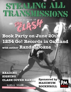 Randal Doane Clash Oakland poster